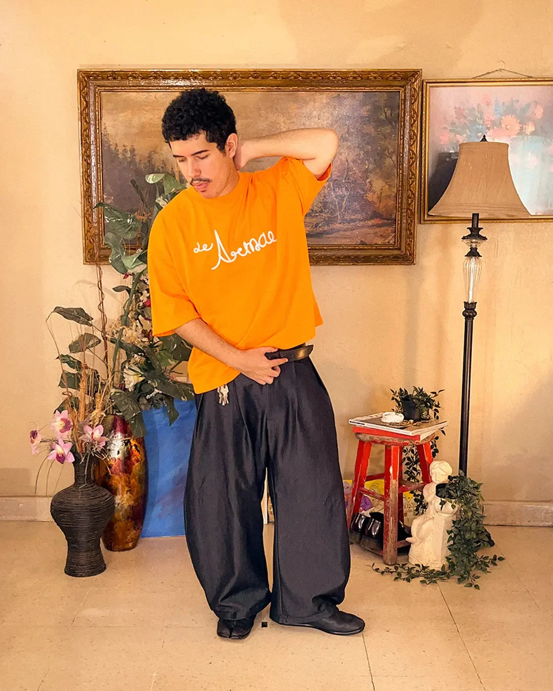 Home Orange T-Shirt Le Armae