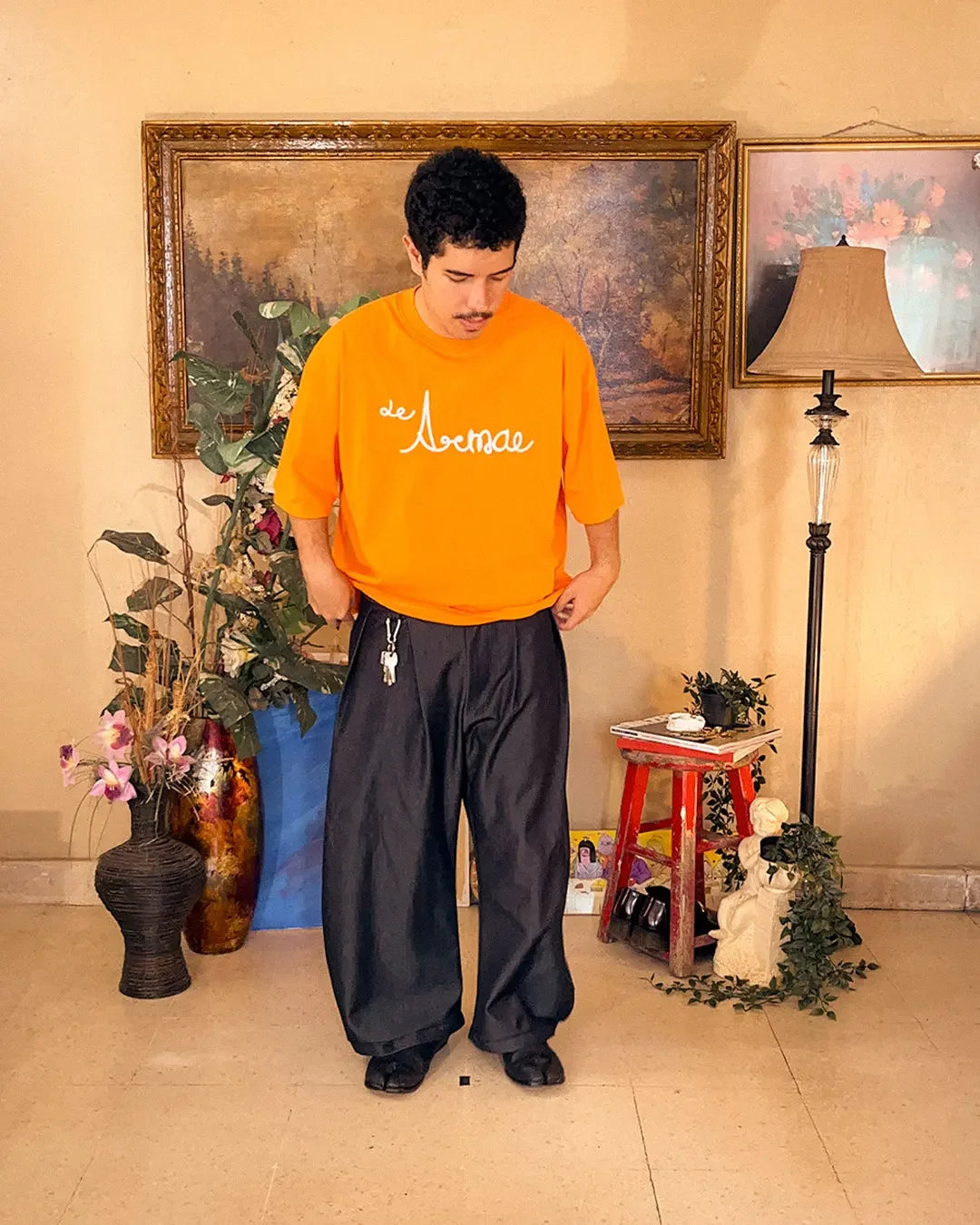Home Orange T-Shirt Le Armae